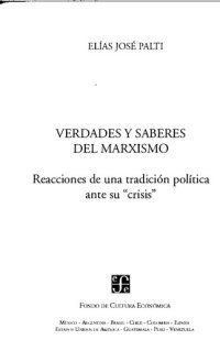 cover of the book Verdades y saberes del marxismo