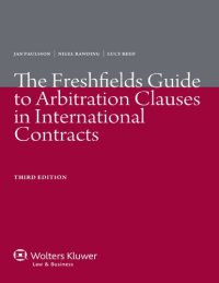 cover of the book The Freshfields Guide to Arbitration Clauses in International Contracts