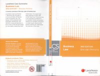 cover of the book Business law