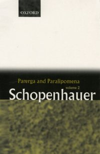 cover of the book Parerga and Paralipomena: Short Philosophical Essays