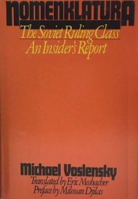 cover of the book Nomenklatura : the Soviet ruling class