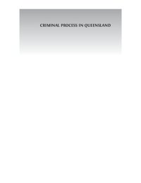 cover of the book Criminal process in Queensland