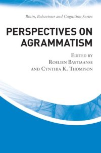 cover of the book Perspectives on Agrammatism