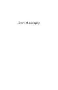 cover of the book Poetry of Belonging: Muslim Imaginings of India 1850-1950