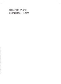 cover of the book Principles of contract law