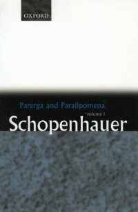 cover of the book Parerga and Paralipomena: Short Philosophical Essays