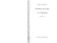 cover of the book Das Wesen des Geldes: Neuausgabe