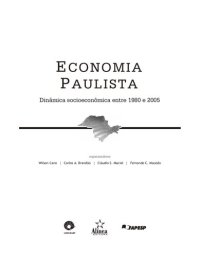 cover of the book Economia paulista: dinâmica socioeconômica entre 1980 e 2005