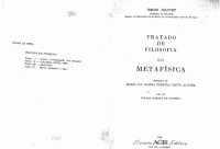 cover of the book Tratado de Filosofia - Tomo III - Metafísica