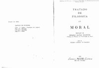 cover of the book Tratado de Filosofia - Tomo IV - Moral