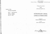 cover of the book Tratado de Filosofia - Tomo I - Lógica - Cosmologia