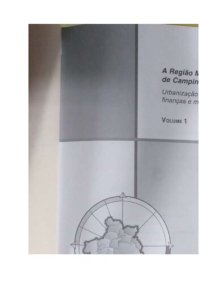 cover of the book A Região Metropolitana de Campinas: urbanização, economia, finanças e meio ambiente