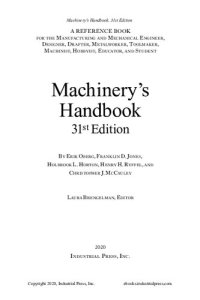 cover of the book Machinery's Handbook