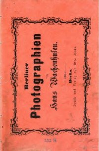 cover of the book Berliner Photographien