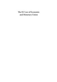 cover of the book The EU Law of Economic and Monetary Union