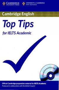 cover of the book Top Tips for IELTS Academic Paperback with CD-ROM