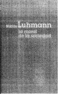 cover of the book La moral de la sociedad