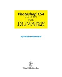 cover of the book Photoshop CS4 All-In-One for Dummies