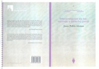 cover of the book Interpretación de las normas y derecho penal