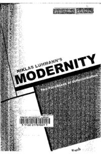 cover of the book Niklas Luhmann's modernity: the paradoxes of differentiation