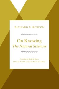 cover of the book On Knowing--The Natural Sciences (Historical Studies of Urban America (Paperback))