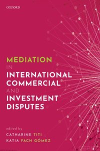 cover of the book Mediation in International Commercial and Investment Disputes