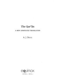 cover of the book The Qurʼān: A New Annotated Translation