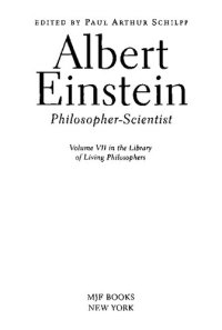 cover of the book Albert Einstein: Philosopher-scientist