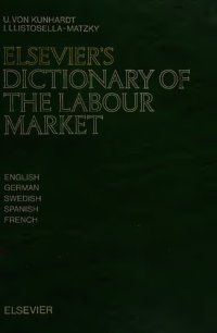 cover of the book Elsevier's Dictionary of the Labour Market