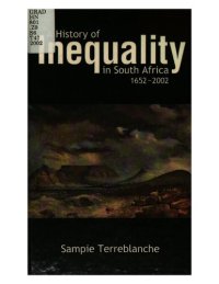 cover of the book A History of Inequality in South Africa 1652-2002