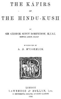 cover of the book The Káfirs and the Hindu-Kush