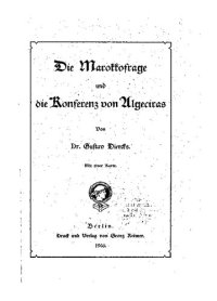 cover of the book Die Marokkofrage und die Konferenz von Algeciras