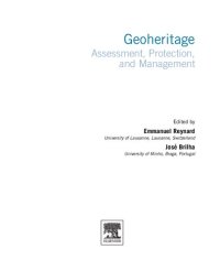 cover of the book Geoheritage: Assessment, Protection, and Management