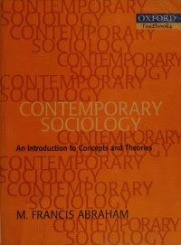 cover of the book Contemporary Sociology: An Introduction to Concepts and Theory