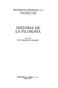 cover of the book De Ockham A Suarez