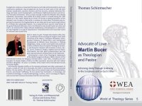 cover of the book Advocate of Love: Martin Bucer as Theologian and Pastor