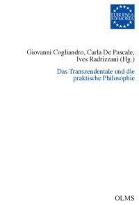 cover of the book Das Transzendentale und die praktische Philosophie