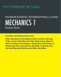 cover of the book Edexcel International A Level Mathematics Mechanics 1 Student Book: Student Book