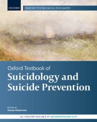 cover of the book Oxford Textbook of Suicidology and Suicide Prevention