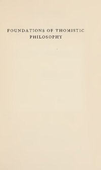 cover of the book Foundations of Thomistic Philosophy