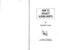 cover of the book How To Collect Illegal Debts