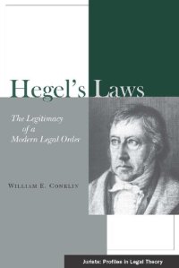 cover of the book Hegel's laws: the legitimacy of a modern legal order