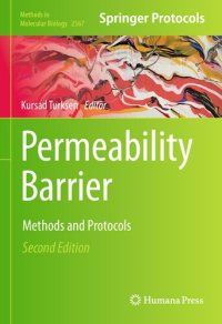 cover of the book Permeability Barrier: Methods and Protocols