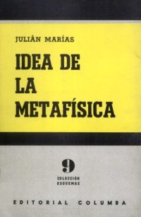 cover of the book Idea de la Metafísica