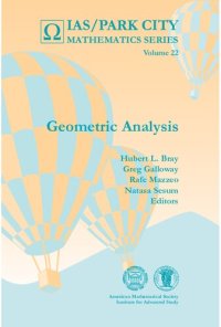 cover of the book Geometric Analysis