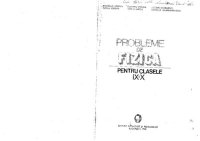 cover of the book Probleme de fizică pentru clasele 9-10