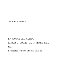 cover of the book La Forma Del Mundo