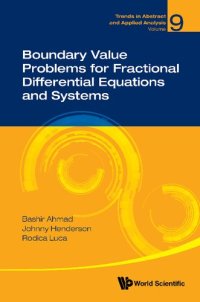 cover of the book Boundary Value Problems for Fractional Differential Equations and Systems