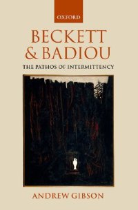 cover of the book Beckett and Badiou: The Pathos of Intermittency