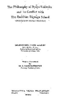 cover of the book The Philosophy of Nyaya-Vaisesika and its Conflict with The Buddhist Dignaga School